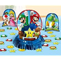 Amscan - Bolsa de regalo para fiesta infantil con temática de Mario Bros- multicolor- talla única